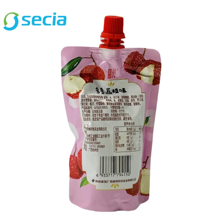 Customize Design Leakproof Stand Up Spout Pouch