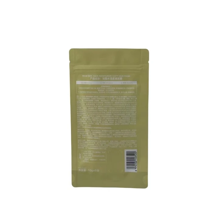 Small Kraft Paper Stand-Up Zipper Pouch