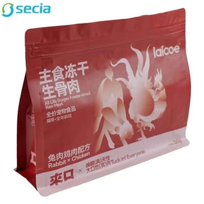 Emballage pour viande crue avec os pour repas principaux